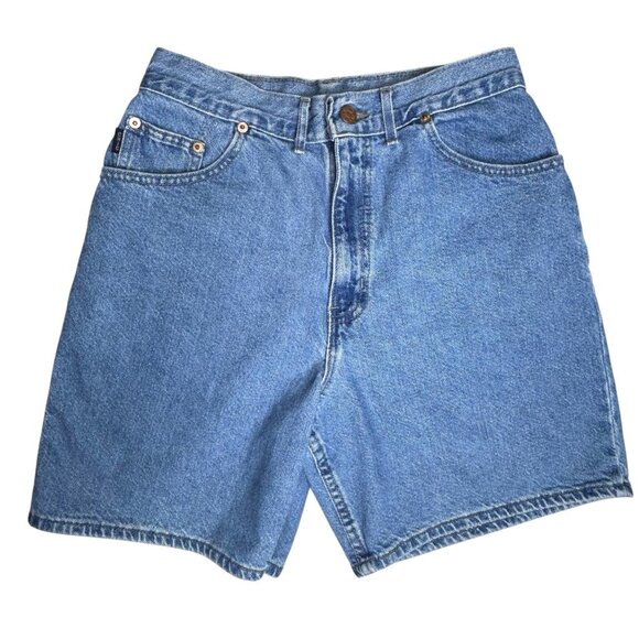 chic Pants - Vintage Chic Blue Jean Shorts Size 10 Average High Rise